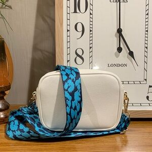 Ah Dorned Crossbody Bag with Blue Strap